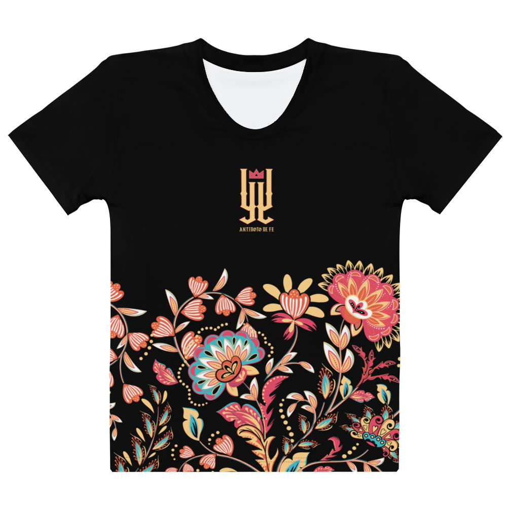 Yazmin "Flores 2" Women's T-shirt