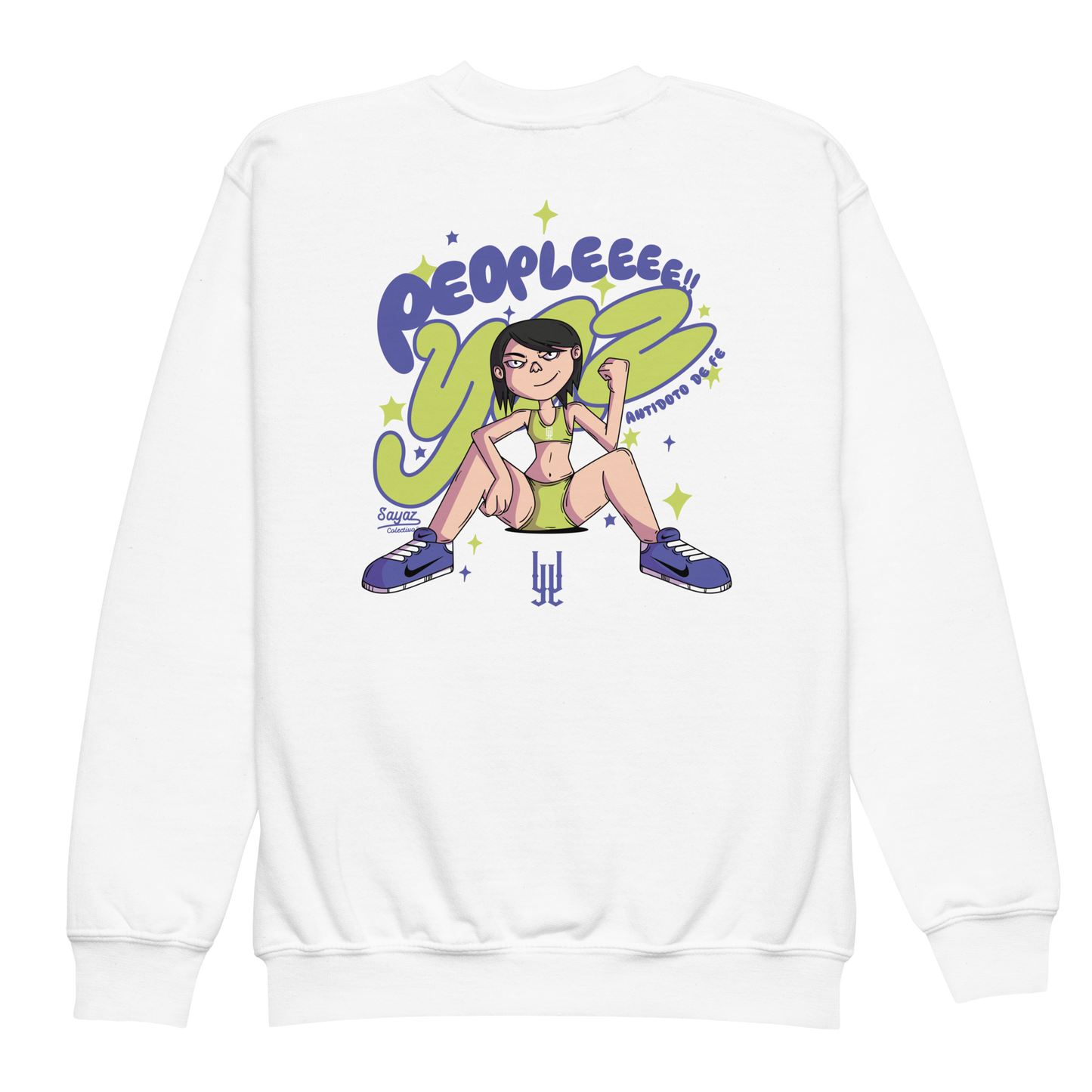 Yazmin "Peoples" Youth crewneck sweatshirt